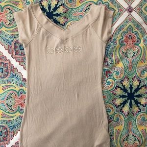 Bebe Classic Ribbed Shirt